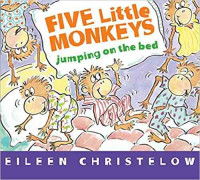 Image of Five little monkeys jumping on the bed