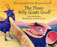 Image of The three billy goats Gruff : Drei Ziegenböcke Namens Gruff