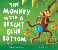 Image of The monkey with a bright blue bottom : monyet pantat biru