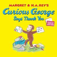 Image of Curious George says thank you