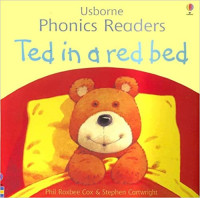 Image of Ted in a red bed