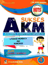 Image of Suskes akm asesmen kompetensi minimum : literasi membaca dan numerasi, kelas 4 sd/mi