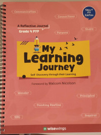 Image of a reflective journal: Grade 4 PYP my learning journey
